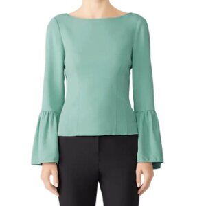 Tibi Egg Blue Corset Top sz 6
